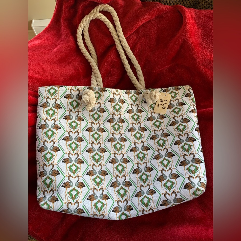 Cherie Bliss Flamingo Bag NWT